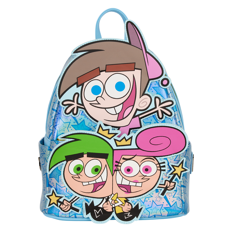 NYCC Limited Edition The Fairly OddParents Timmy, Cosmo, & Wanda Glow Mini Backpack, , hi-res view 1