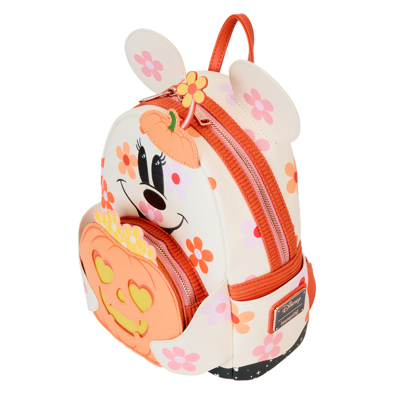 Minnie Mouse Floral Ghost Cosplay Light Up Glow Mini Backpack, , hi-res view 6
