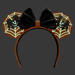 Stitch Shoppe Mickey & Minnie Mouse Spider Glow Ear Headband, , hi-res image number 2