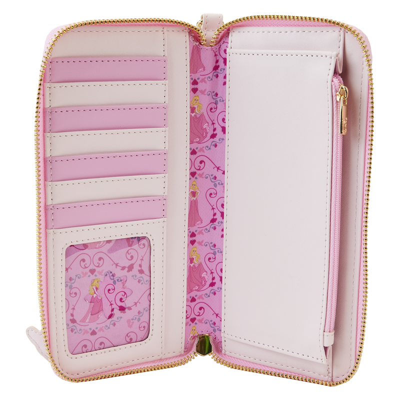 Sleeping Beauty Princess Lenticular Series Wristlet Wallet, , hi-res view 5