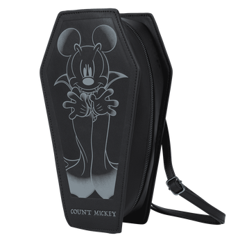 Mickey Mouse Exclusive Coffin Figural Convertible Backpack & Crossbody Bag, Image 2
