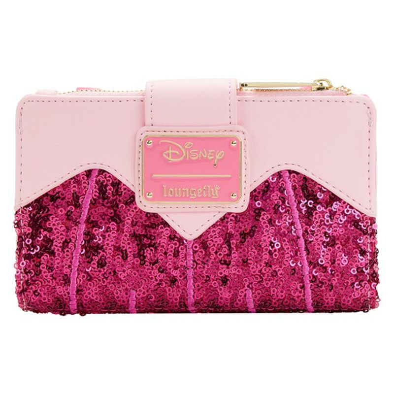 Sleeping Beauty Exclusive Aurora Sequin Series Cosplay Flap Wallet, , hi-res view 3