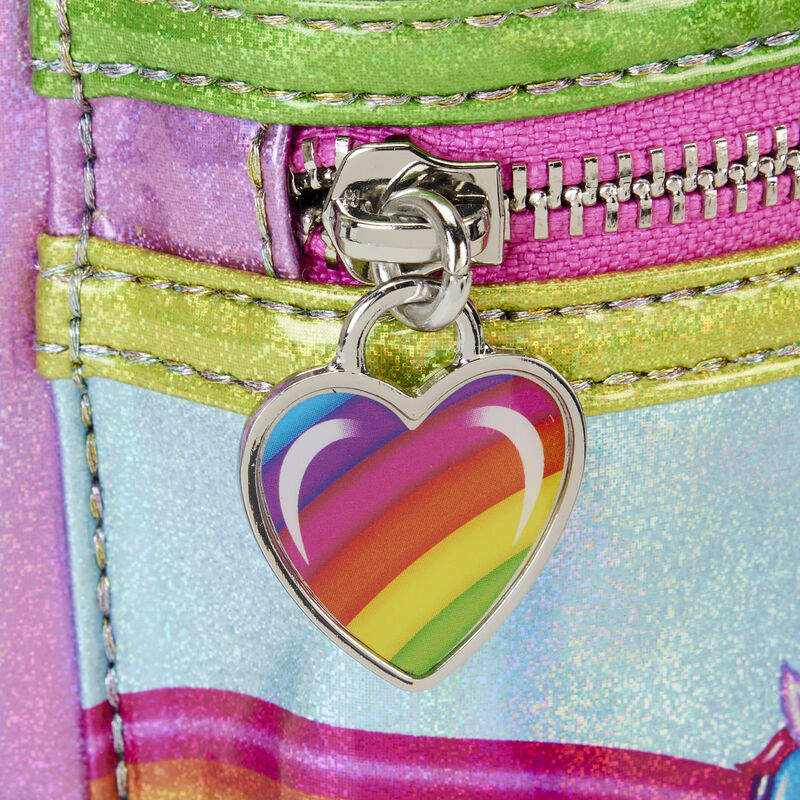 Lisa Frank Holographic Glitter Color Block Mini Backpack, , hi-res view 9