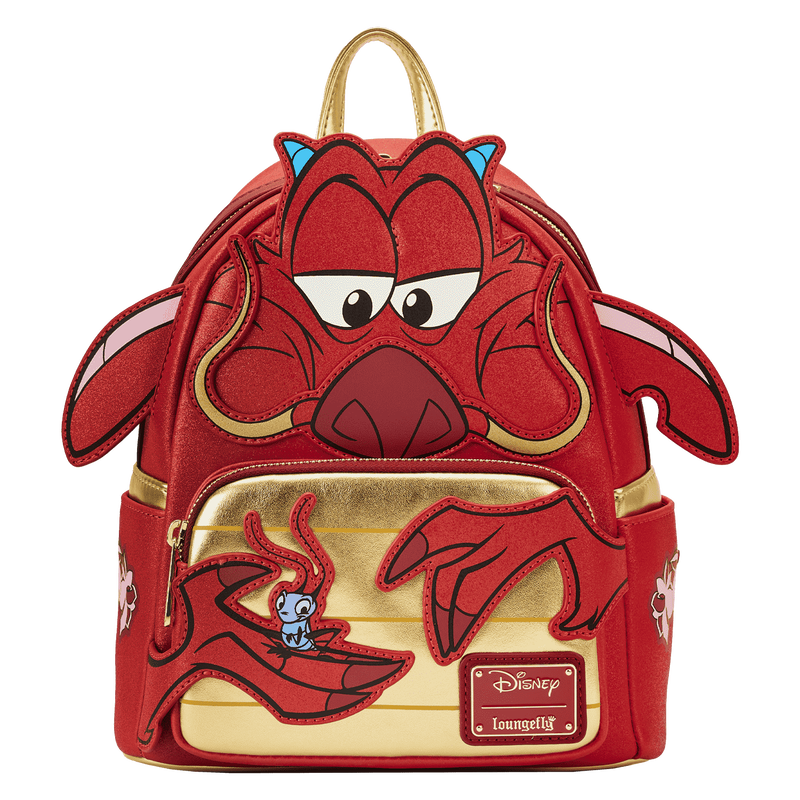 Mulan 25th Anniversary Mushu Glitter Cosplay Mini Backpack, , hi-res view 1