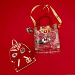 NFL Kansas City Chiefs Clear Convertible Backpack & Tote Bag, , hi-res view 3