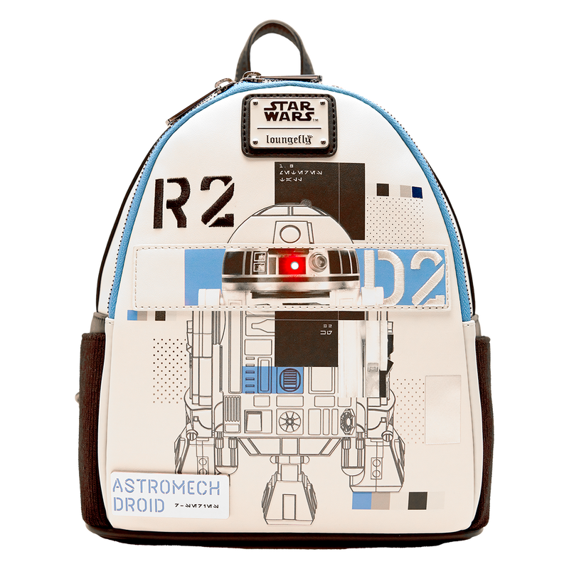 Star Wars: The Power of the Force R2-D2 Astromech Droid Light Up Mini Backpack, , hi-res view 4