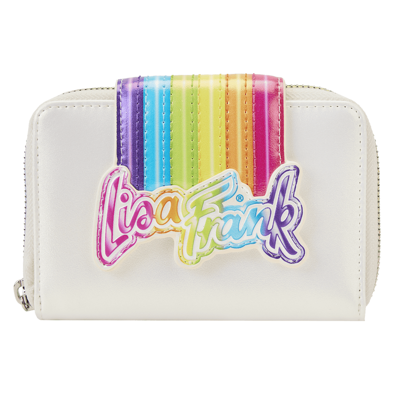 Lisa Frank Rainbow Logo Zip Around Wallet, , hi-res view 1
