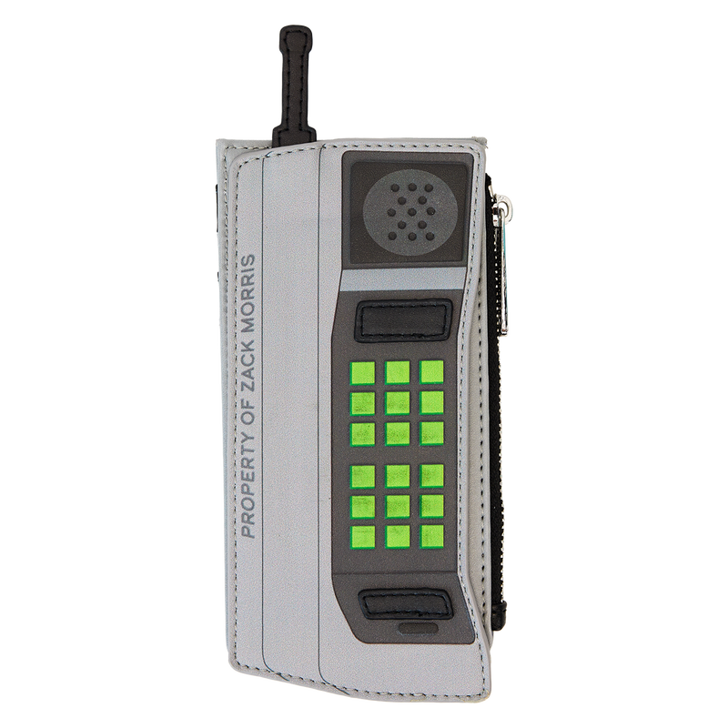 Saved By The Bell Zack Morris Retro Cell Phone Glow Large Card Holder, , hi-res view 4