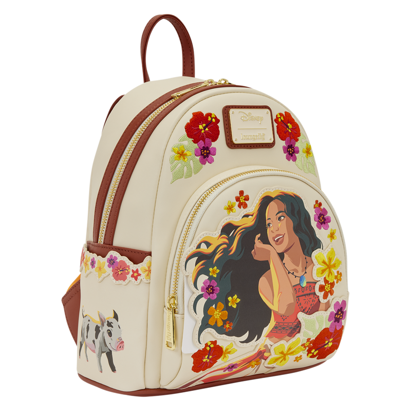Moana Live Action Floral Mini Backpack, , hi-res view 5