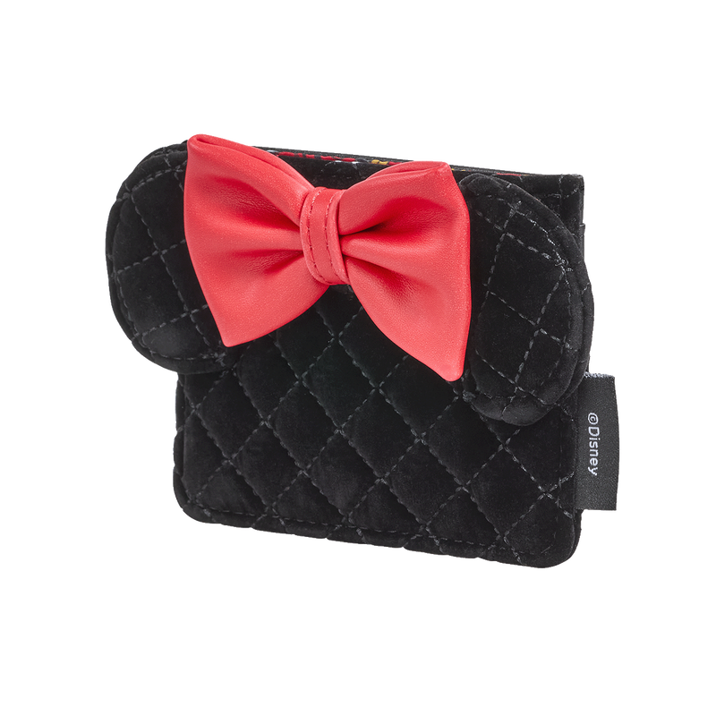 Minnie Mouse Quilted Velvet Cardholder, , hi-res view 2