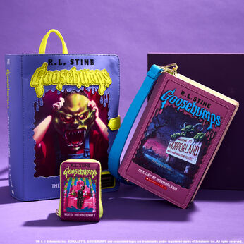 Goosebumps The Haunted Mask Book Cover Glow Mini Backpack, Image 2