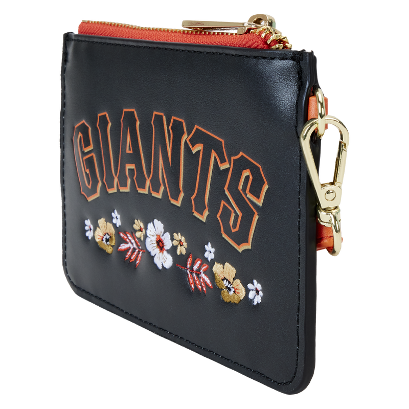 MLB San Francisco Giants Floral Card Holder Wristlet Clutch, , hi-res view 3
