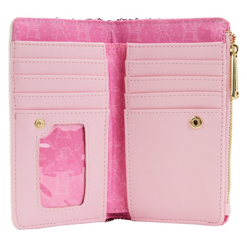 Sleeping Beauty Exclusive Aurora Sequin Series Cosplay Flap Wallet, , hi-res view 4