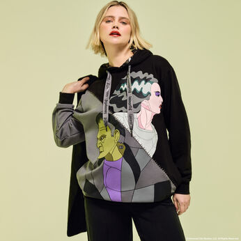 Universal Monsters The Bride Of Frankenstein Unisex Hoodie, Image 2