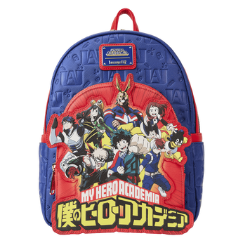 My Hero Academia Group Debossed Logo Mini Backpack, Image 1