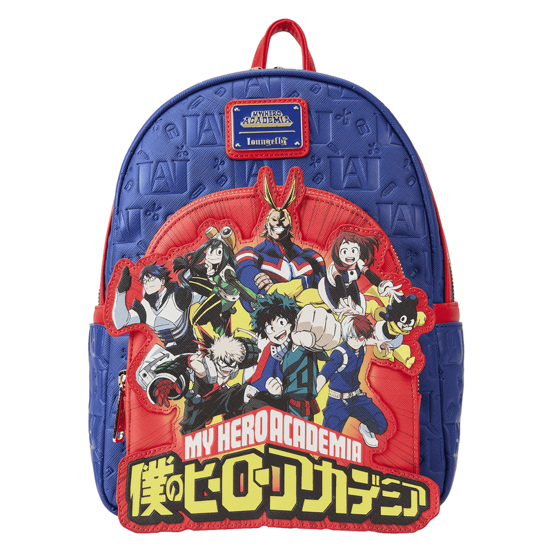 My Hero Academia Group Debossed Logo Mini Backpack, , hi-res view 1