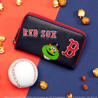 MLB Boston Red Sox Patches Zip Around Wallet, Image 2