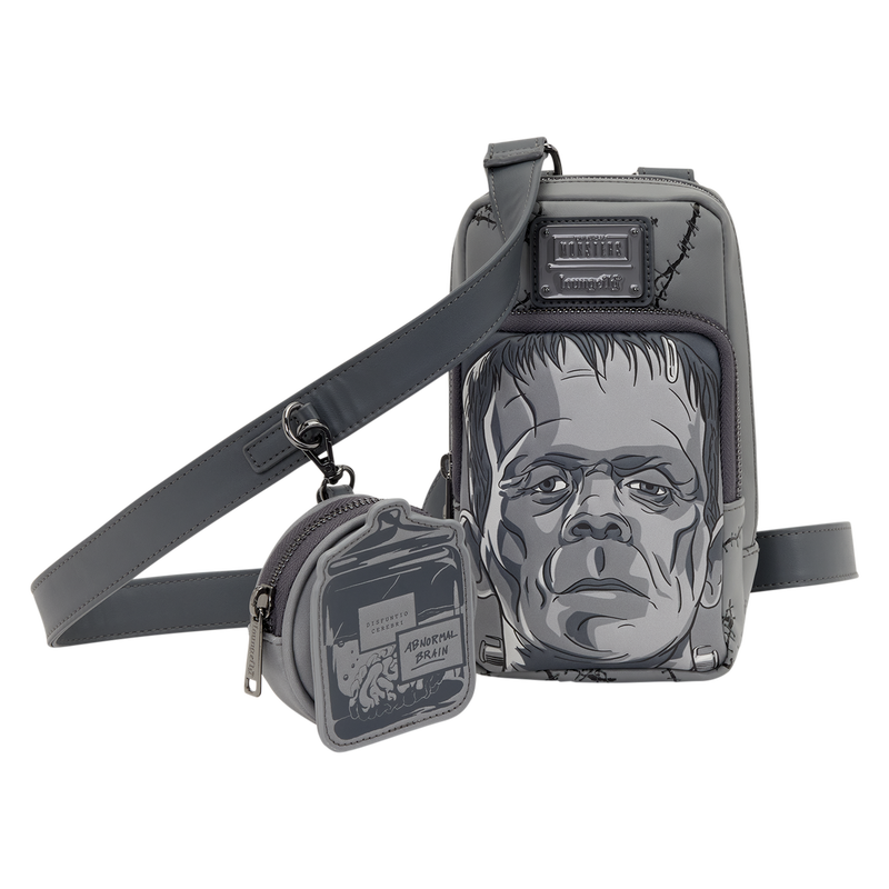 Universal Monsters Frankenstein Crossbody Bag with Coin Bag, , hi-res view 5