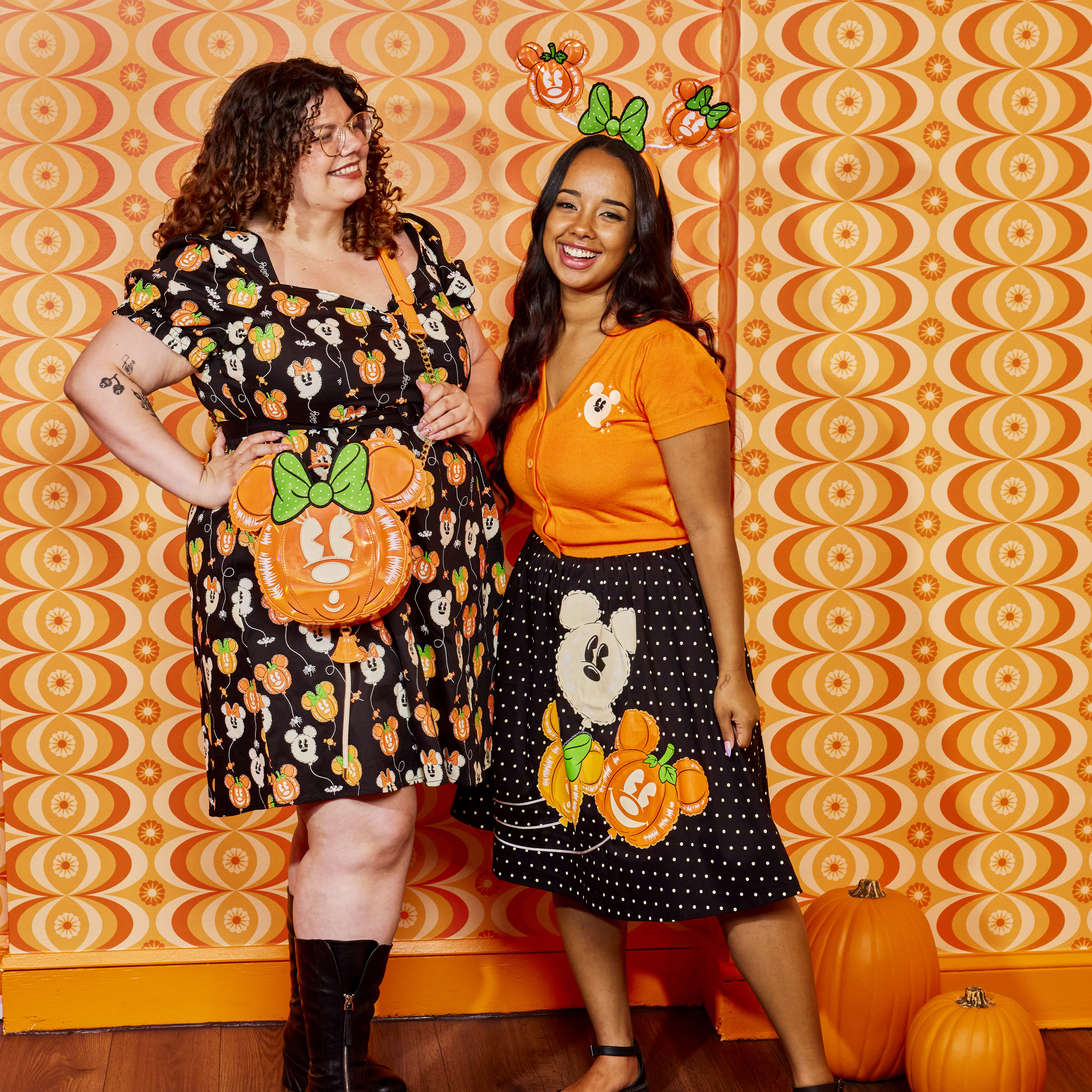 Pumpkin top crossbody bag