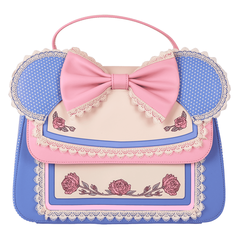 Minnie Mouse Floral and Lace Crossbody Bag, , hi-res view 3