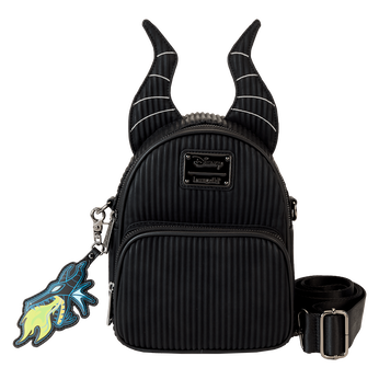 Disney Villains Maleficent Dragon Horns Convertible Mini Backpack & Crossbody Bag, Image 1