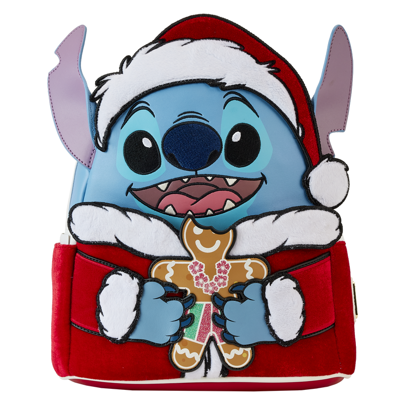 Loungefly Lilo & Stitch - Mini mochila navideña de Santa Stitch, Multi  colorido, Loungefly Disney Lilo & Stitch Santa Stitch Mini Mochila 