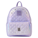 Funko Pop! By Loungefly BTS Logo Iridescent Purple Mini Backpack, , hi-res view 1