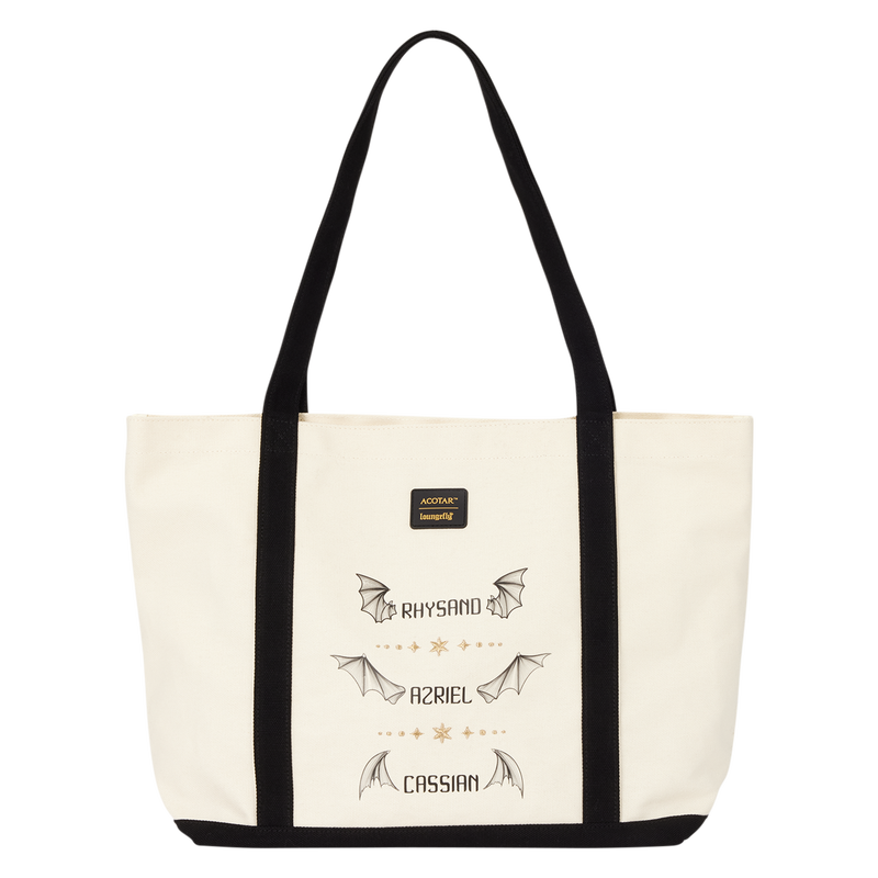 A Court of Thorns and Roses The Bat Boys Canvas Tote Bag, , hi-res view 5