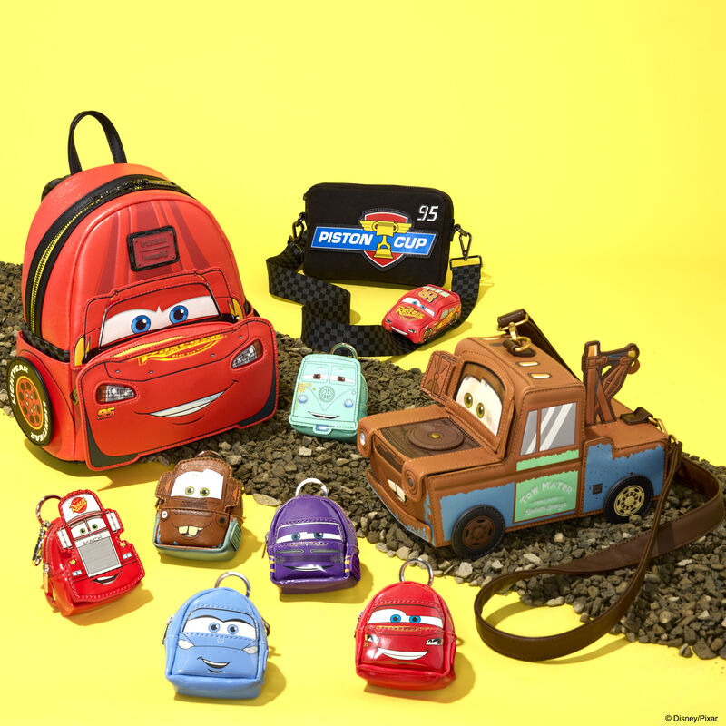 Cars 20th Anniversary Lightning McQueen Cosplay Light-Up Lenticular Mini Backpack, , hi-res view 8