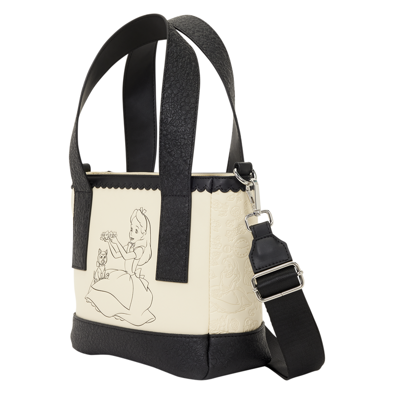 Alice in Wonderland Mini Tote Crossbody Bag, , hi-res view 5