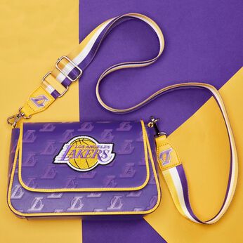 NBA Los Angeles Lakers Logo Crossbody Bag, Image 2