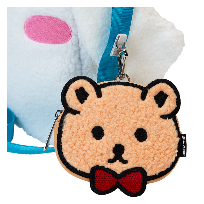 Sanrio Cinnamoroll Cosplay Sherpa Tote Crossbody Bag With Coin Bag, , hi-res view 10