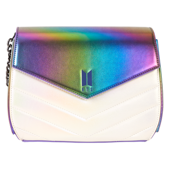 Funko Pop! By Loungefly BTS Iridescent Quilted Crossbody Bag, Image 1