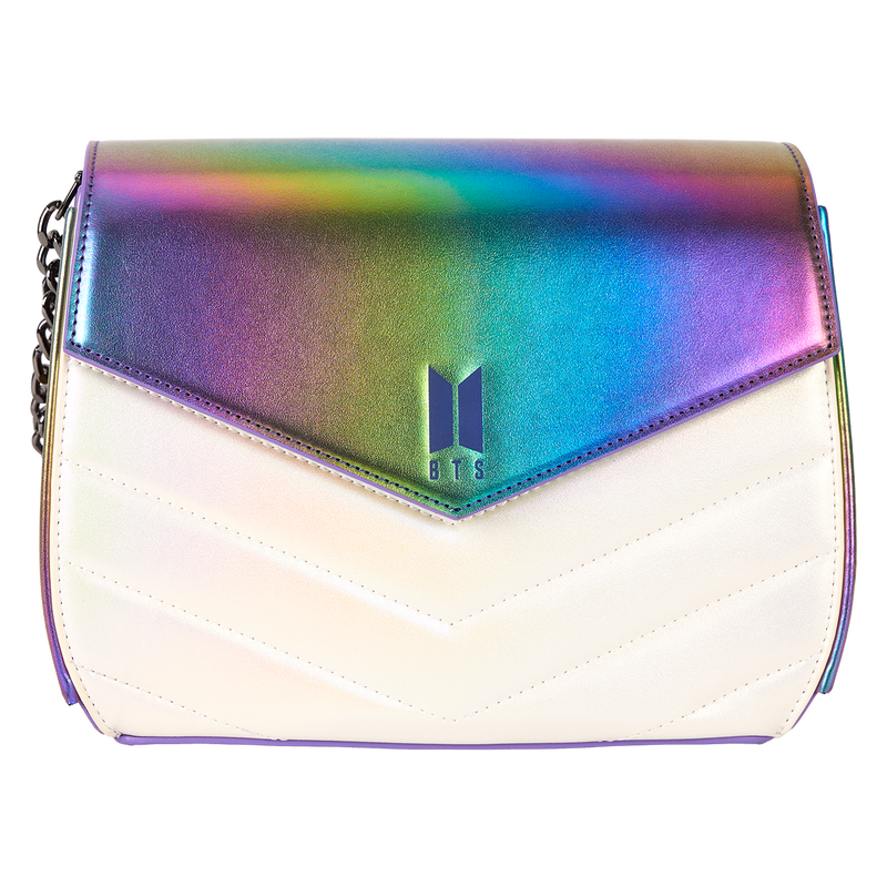 Funko Pop! By Loungefly BTS Iridescent Quilted Crossbody Bag, , hi-res view 1