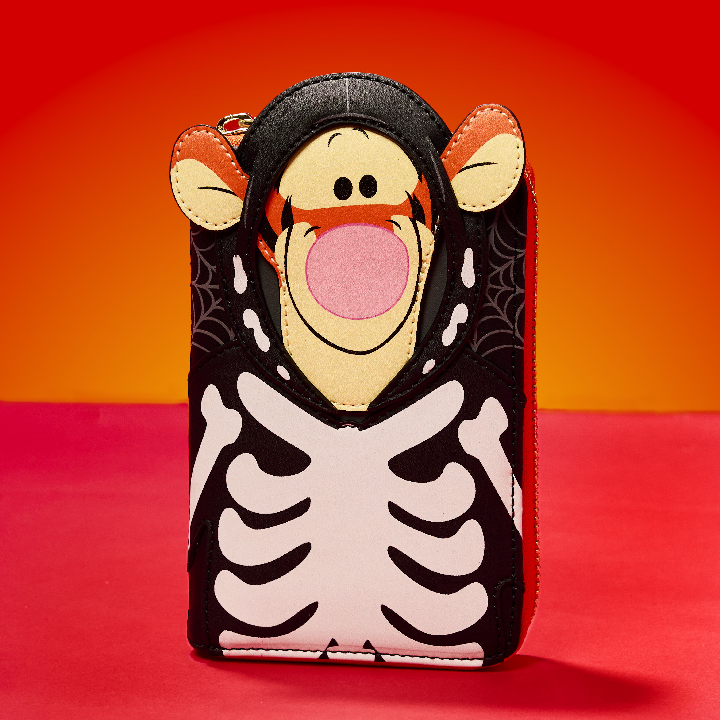 Buy Winnie The Pooh Skeleton Tigger Cosplay Glow Zip Around Wallet at Loungefly