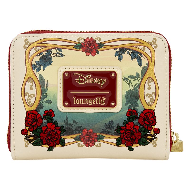 Beauty and the Beast Exclusive Belle Floral Zip Around Wallet, , hi-res view 4