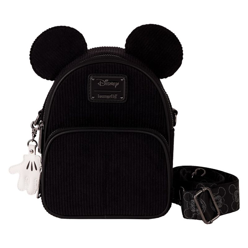 Mickey Mouse Classic Corduroy Convertible Mini Backpack & Crossbody Bag, , hi-res view 1