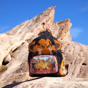 Lion King Scar Villains Scene Mini Backpack, Image 2