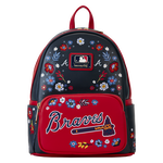MLB Atlanta Braves Floral Mini Backpack, , hi-res view 1