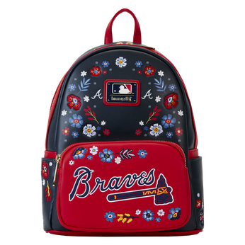 MLB Atlanta Braves Floral Mini Backpack, Image 1