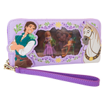 Tangled Rapunzel Princess Series Lenticular Zip Around Wristlet Wallet, , hi-res view 3