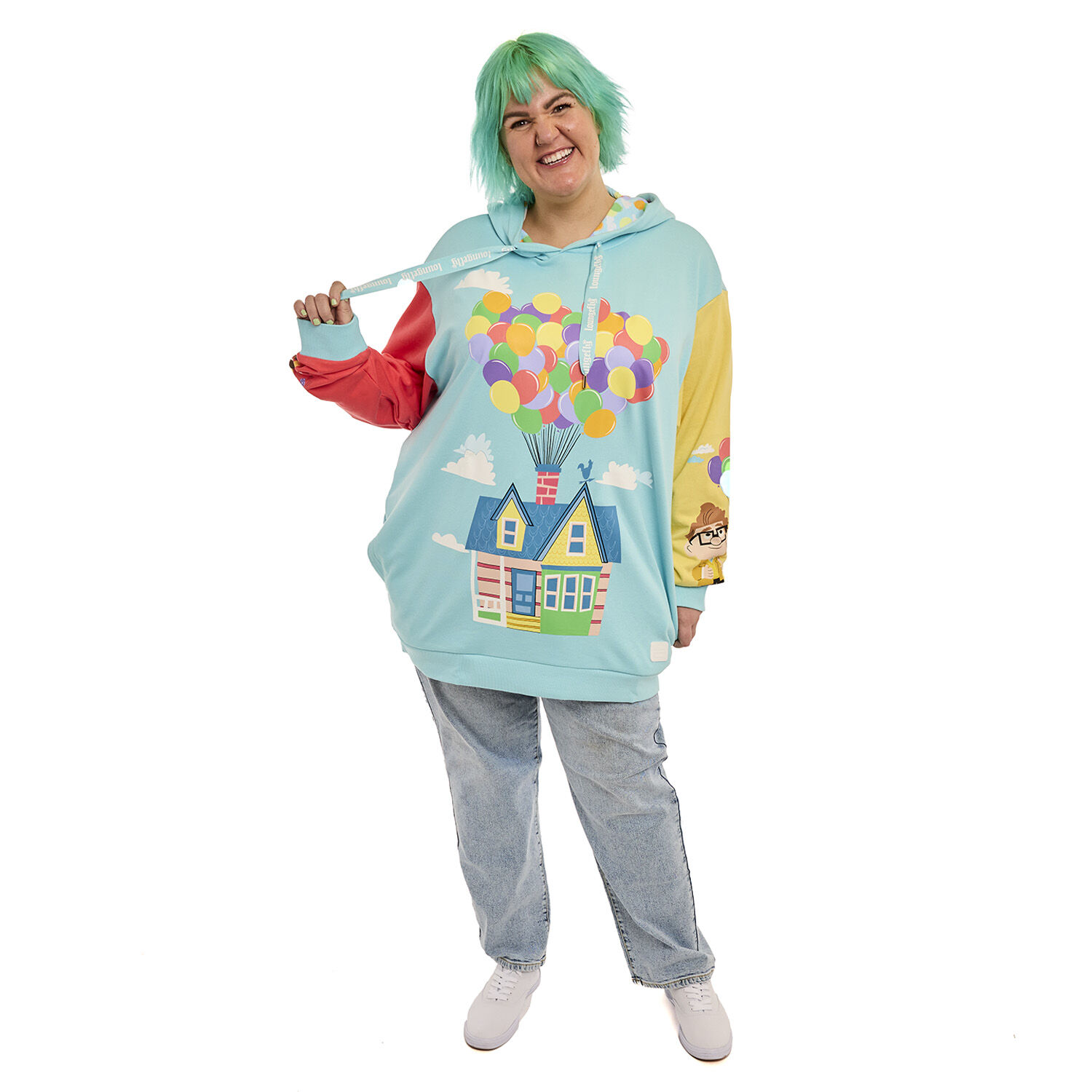 Up 15th Anniversary Color Block Unisex Hoodie