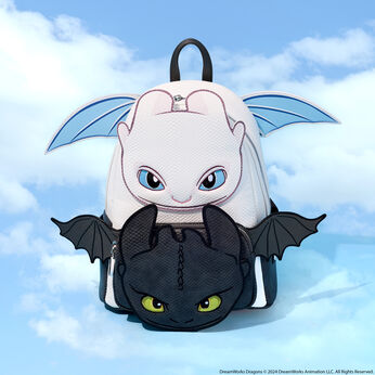 How to Train Your Dragon Light & Night Fury Cosplay Mini Backpack, Image 2