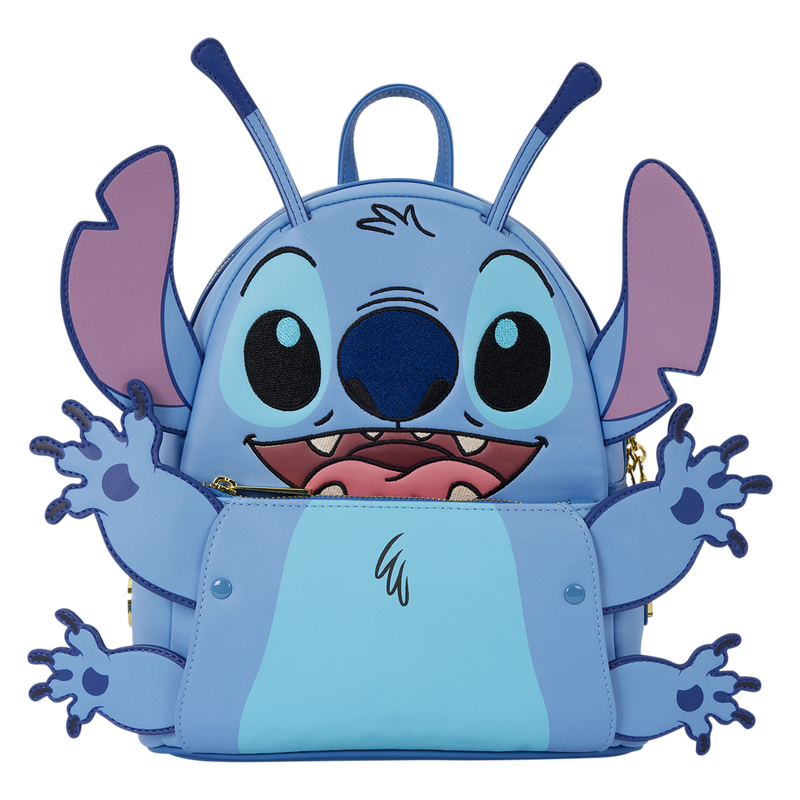 D23 Exclusive Stitch Plush Cosplay Mini Backpack, , hi-res view 1
