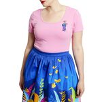 Stitch Shoppe Alice in Wonderland Mad Keyhole Kelly Top, , hi-res view 1