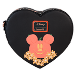 Mickey & Minnie Floral Ghost Figural Heart Glow Crossbody Bag, , hi-res view 7
