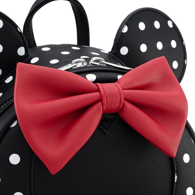 Disney Minnie Mouse Black & White Polka Dot Cosplay Mini Backpack, , hi-res view 4
