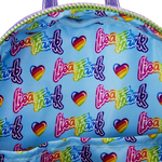 Lisa Frank Holographic Glitter Color Block Mini Backpack, , hi-res view 10