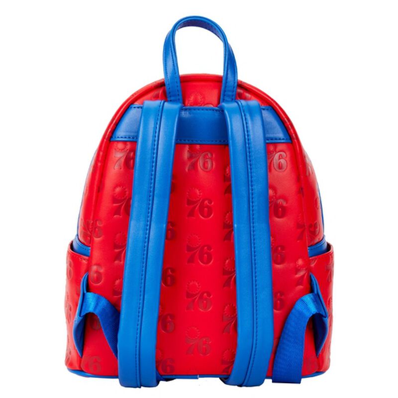 【Lounge Fly】NBA Philadelphia 76ers Basketball LogoBackpack NBA Philadelphia 76ers Logo Mini Backpack | Loungefly