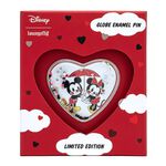 Disney Mickey & Minnie Mouse Love Confetti Collector Box Globe Enamel Pin, , hi-res view 1